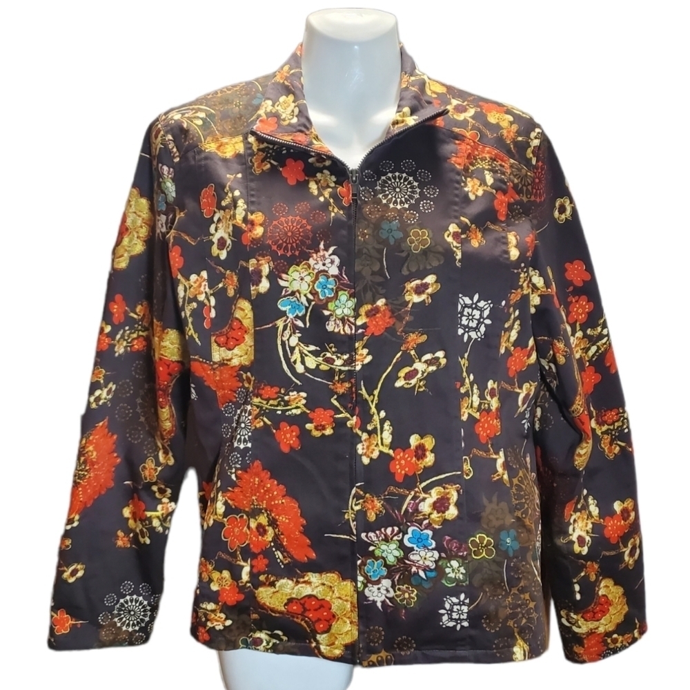 Chicos Zip Up Jacket 10
